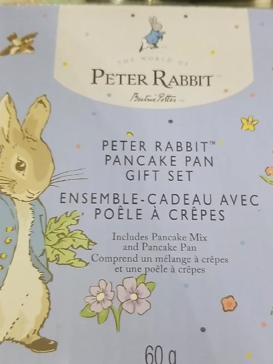 Peter Rabbit Bunny PanCake Pan Gift Set - Picture 2 of 5